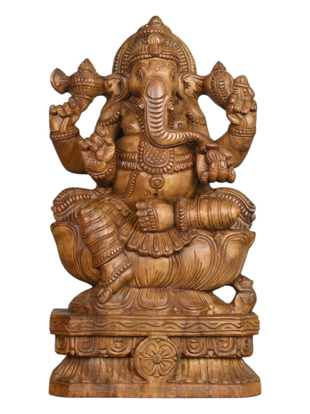 wooden ganesh murti