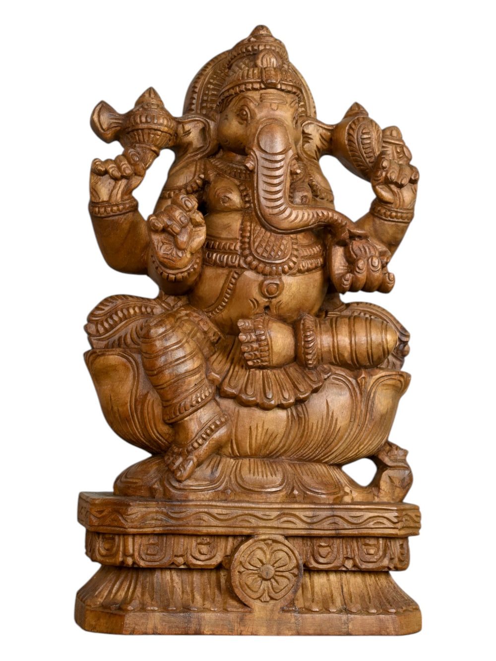 wooden ganesh murti