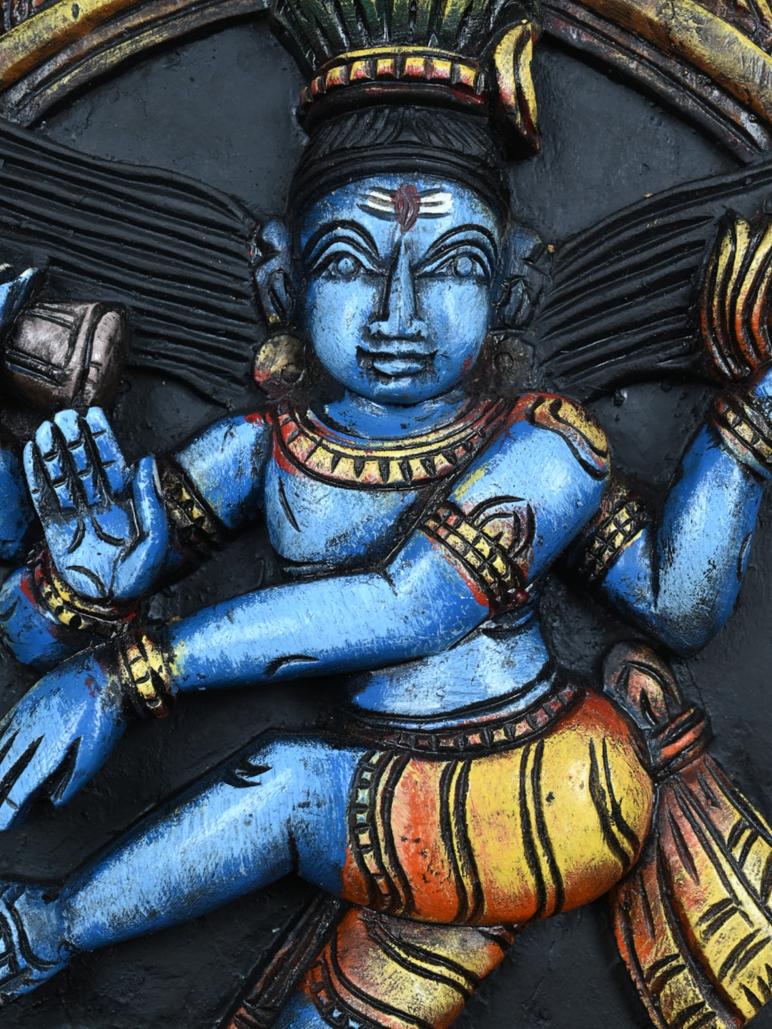 Dancing Lord Shivan Wall Panel 12"