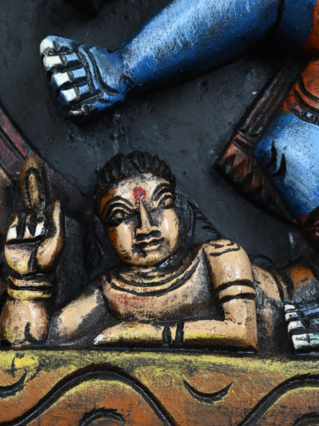 Dancing Lord Shivan Wall Panel 12"