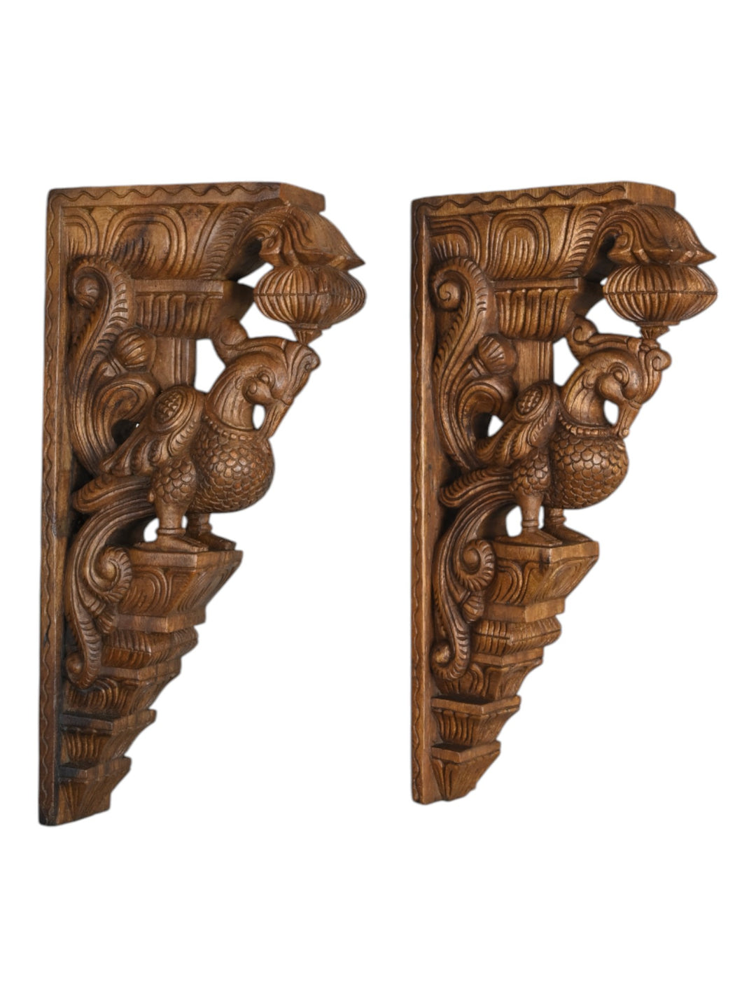 Hamsa wooden wall brackets