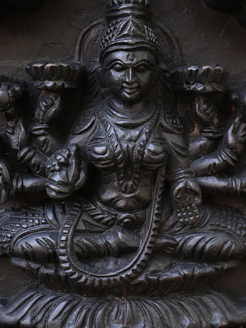 Wooden Wall Panel in Astalakshmi Design