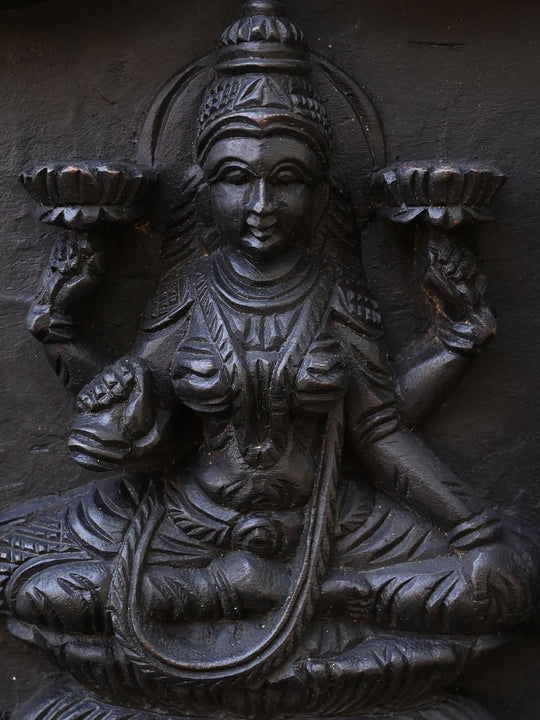 Ganesh Vertical Wooden Wall Panel