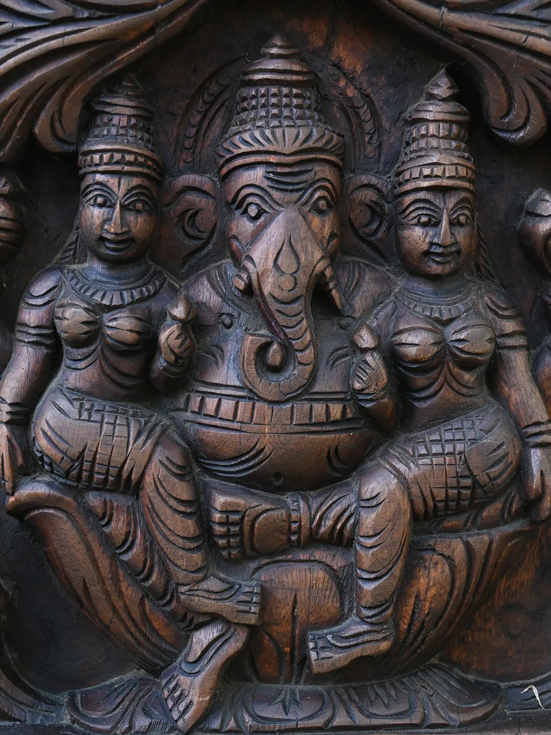 Vertical Eight Forms Of Lord Ganesh Panel 48"