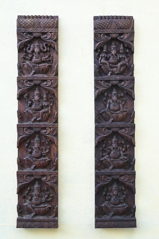 Wood Asta Ganesh panel