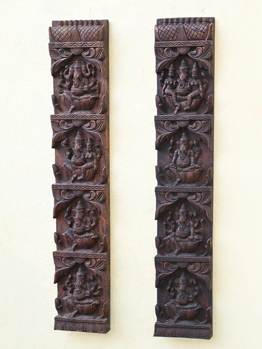 Wood Asta Ganesh panel