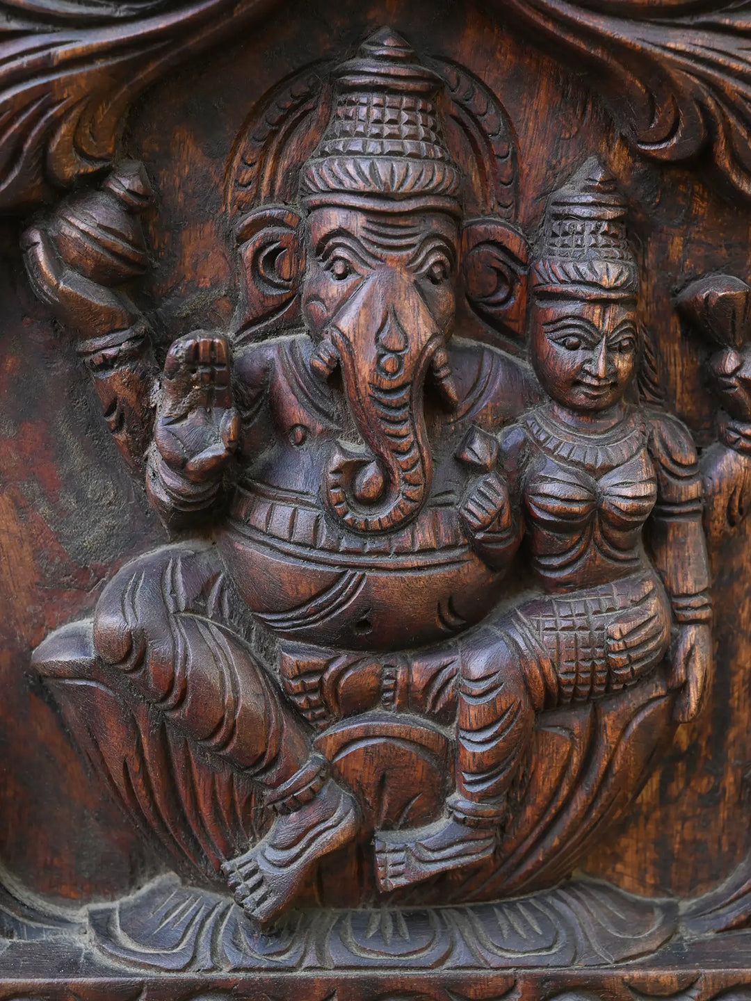 Vertical Eight Forms Of Lord Ganesh Panel 48"