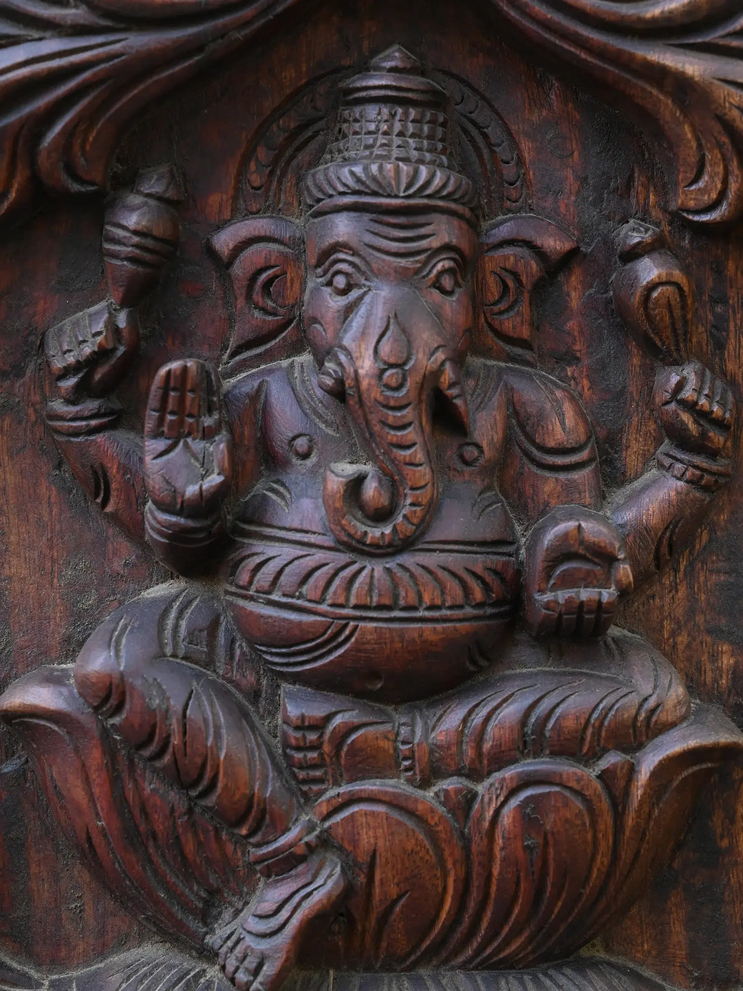 Vertical Eight Forms Of Lord Ganesh Panel 48"