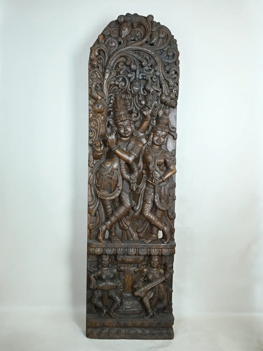 6 Feet God Radha Krishna Jali Work