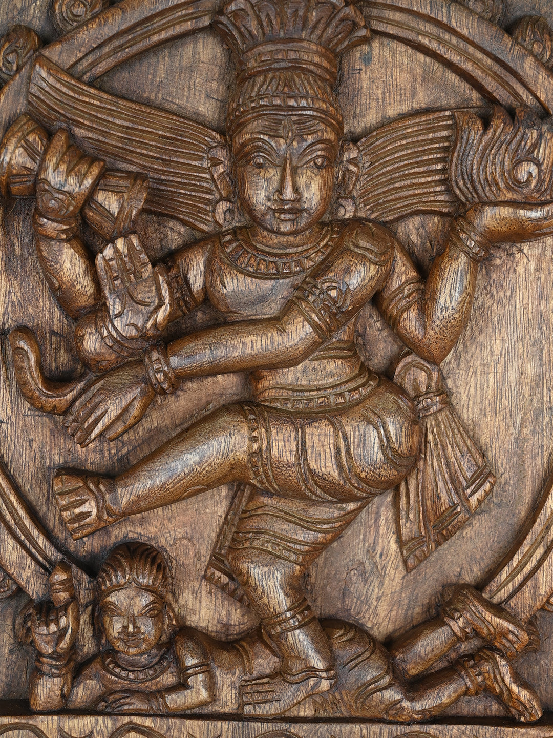 Ananda Tandava  Wooden Nataraja Panel