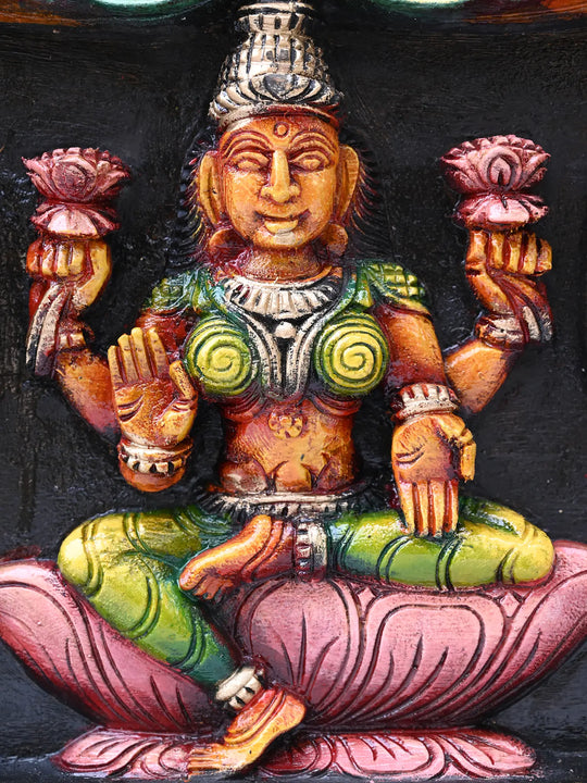 Goddess Gajalakshmi Wall Panel 24"