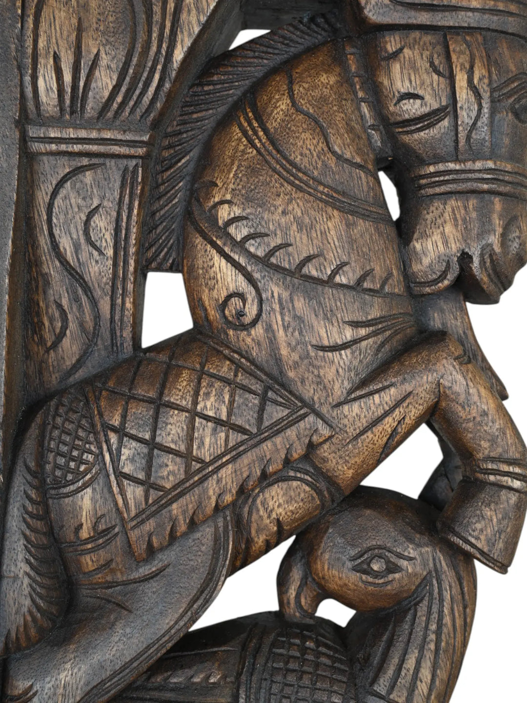 Wall Bracket For Horse With parrot 18"