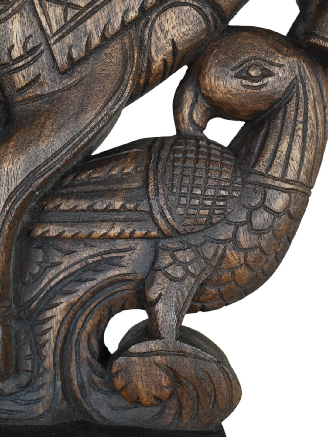 Wall Bracket For Horse With parrot 18"
