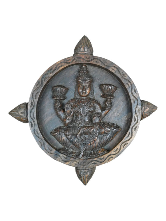 Wooden Lakshmi wall frame