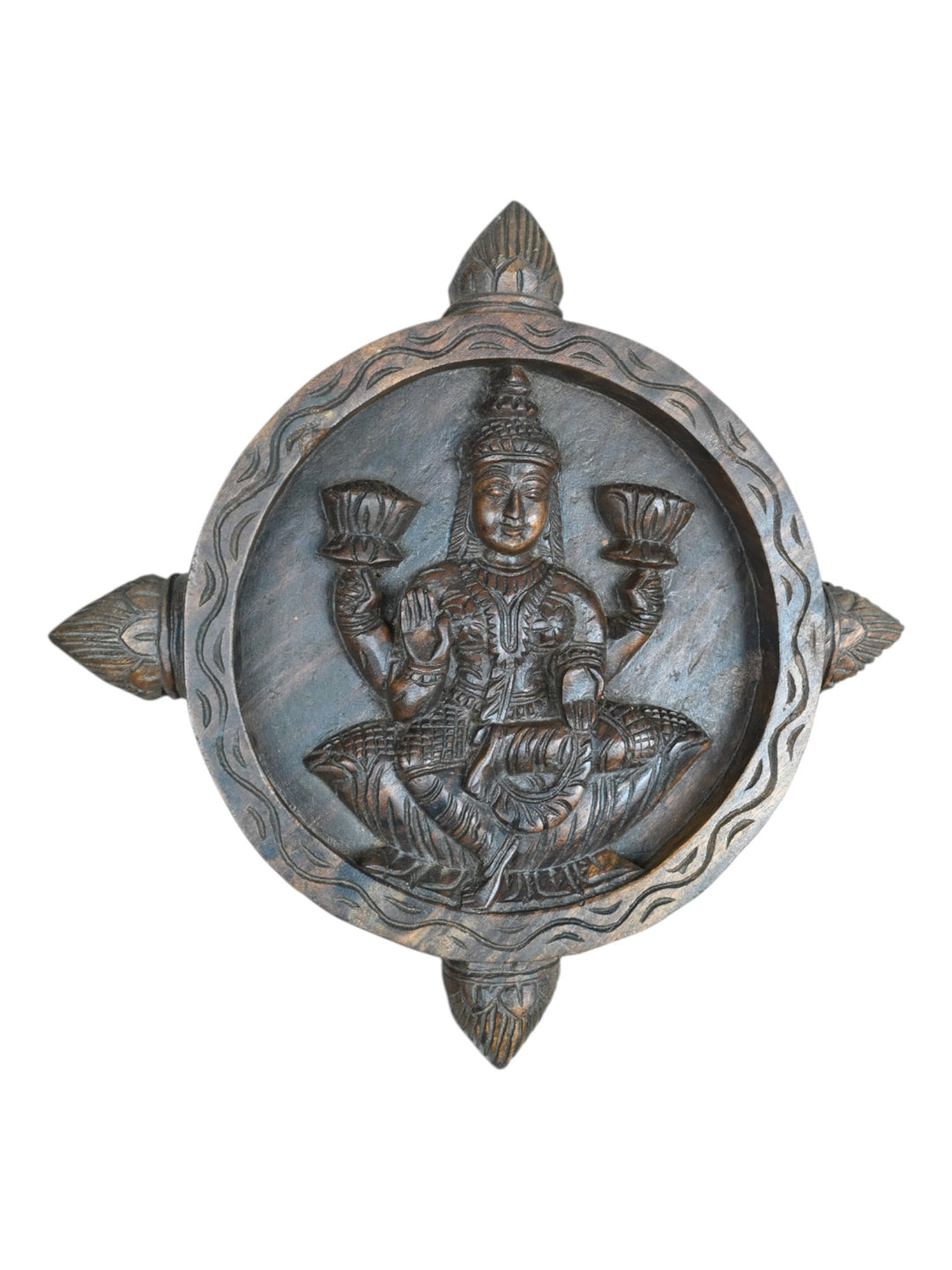 Wooden Lakshmi wall frame