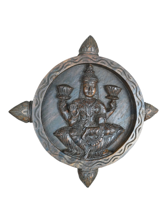 Wooden Lakshmi wall frame