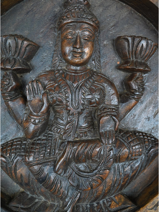 Round Shaped Lakshmi Wall Mount Panel 17"