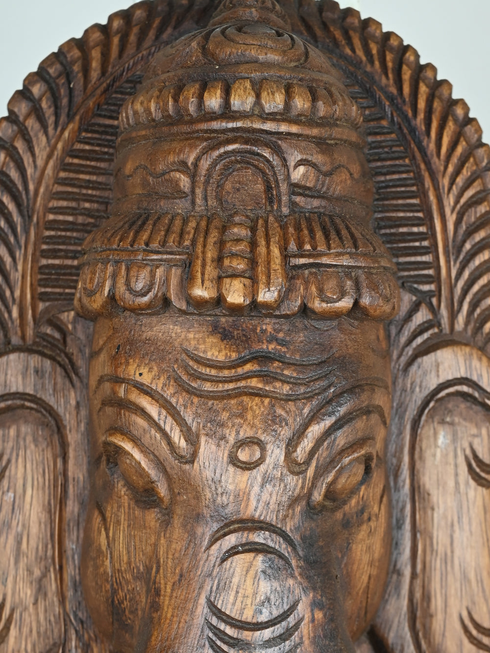 Traditional Ganesha Mask in Wood