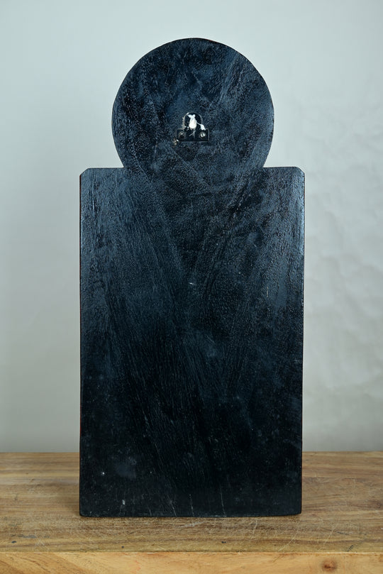 Wooden Seated Buddha in Padmasana on Lotus-24"