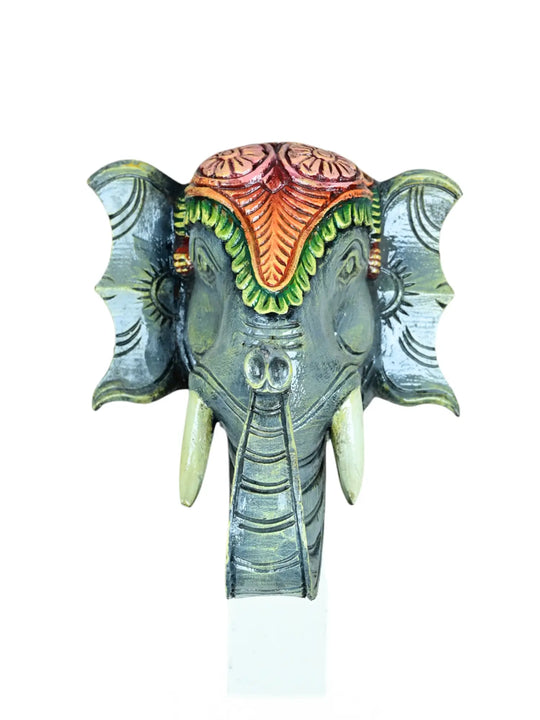Paired Gray colored Elephant Face Mask 12"