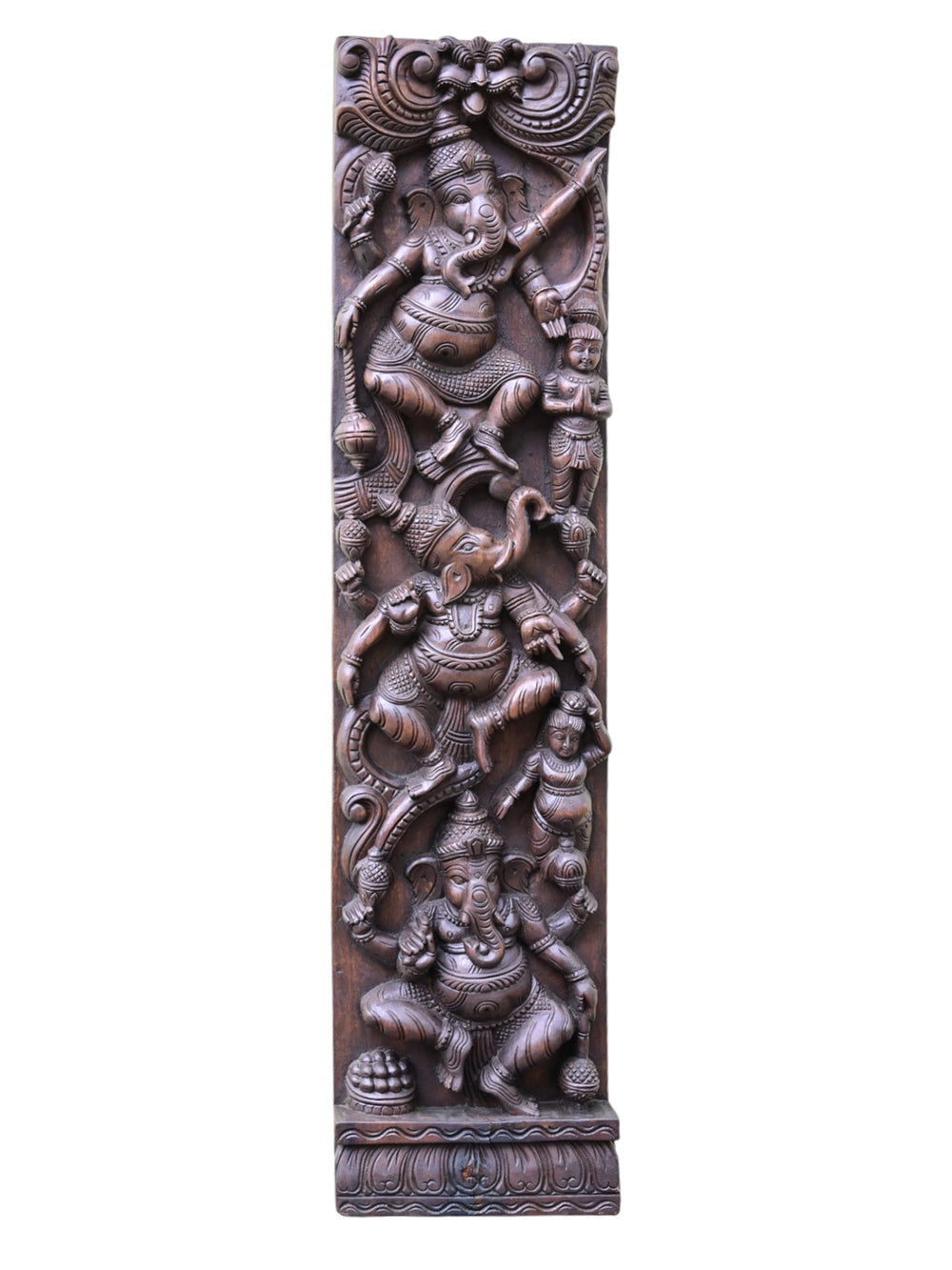 Wooden Ganesha panel