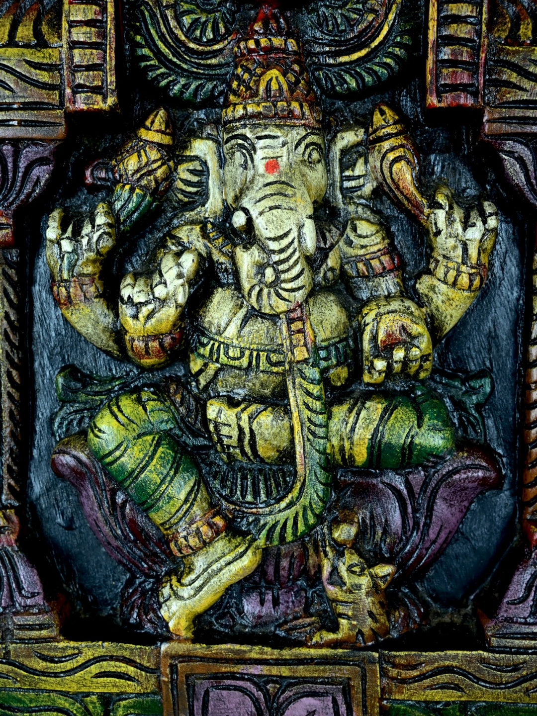 Lord Ganesh Kavadi Wall Mount 24"