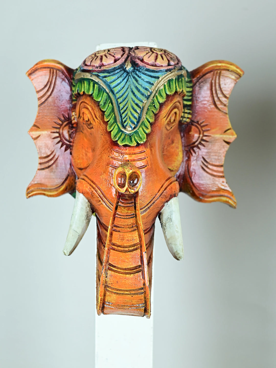 Twin Elephant Face Mask 12"