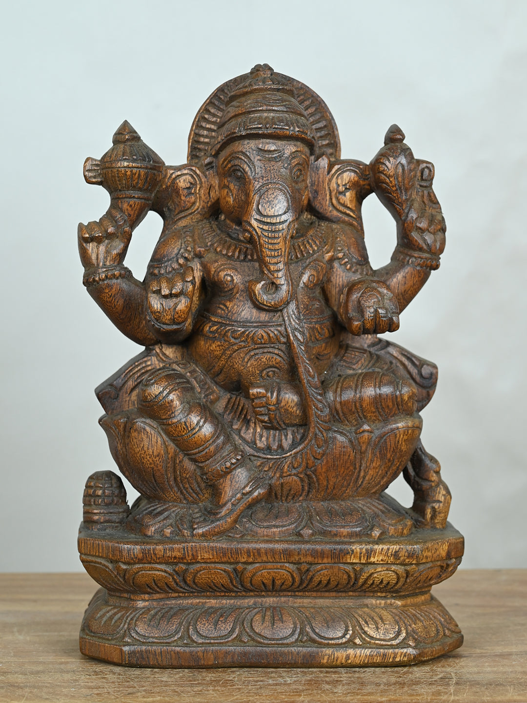 Siddhi Vinayaka wooden statue