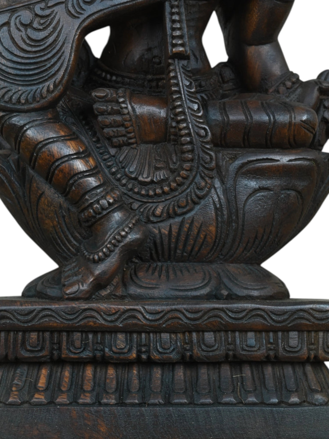 Mother of Wisdom – Saraswati Devi Wooden - 18"