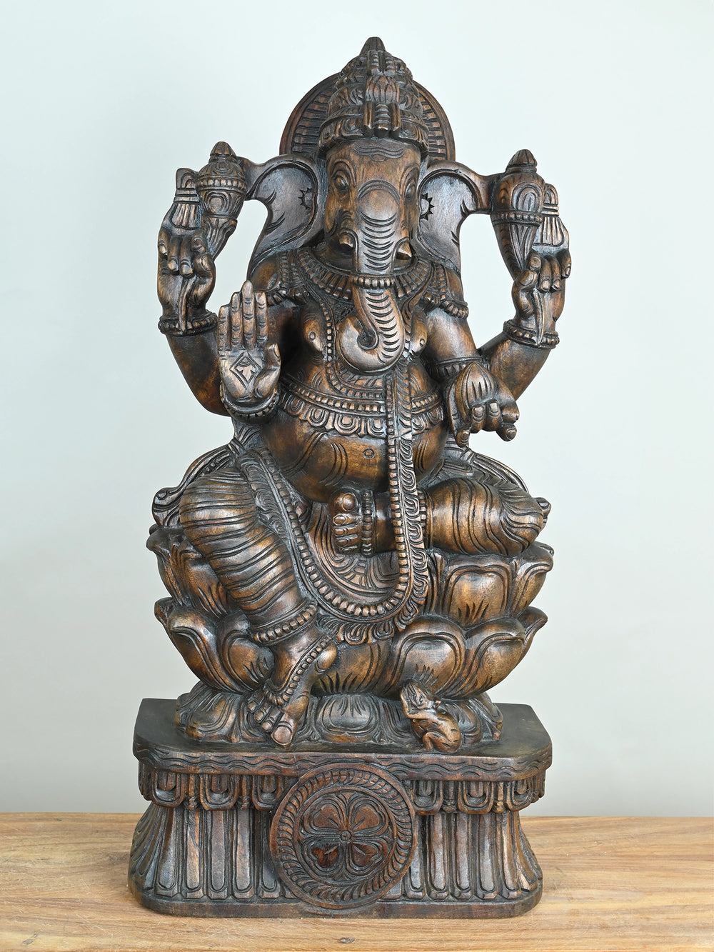 Vinayaka wooden statue