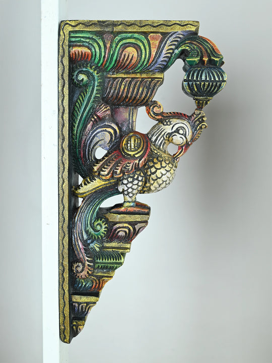 Delicately Parrot Wall Brackets 18"