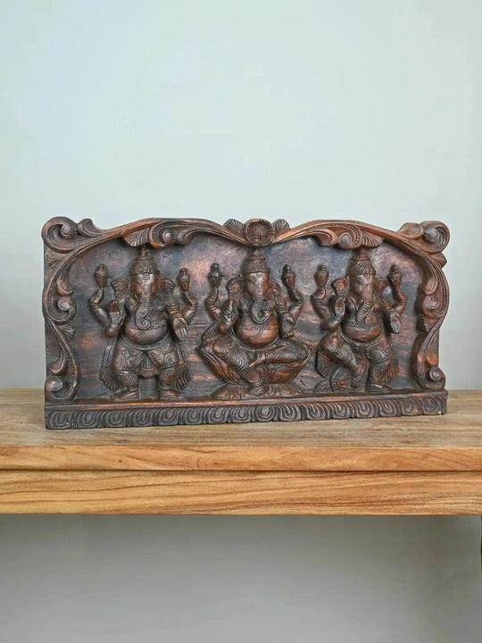 Vaagai Ganesh wall panel