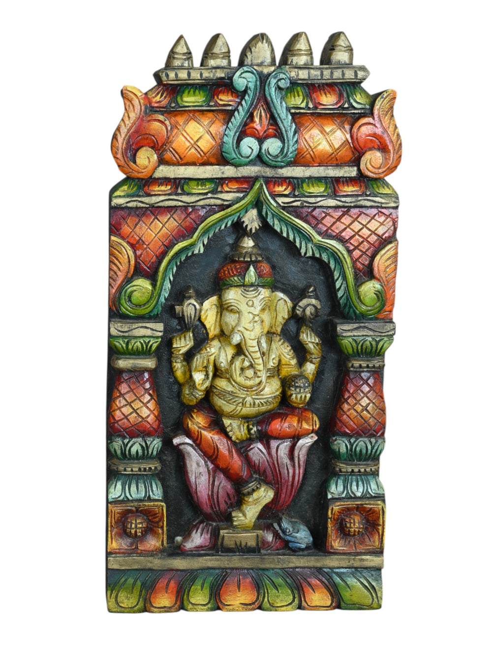 Wooden god Ganesha kavadi