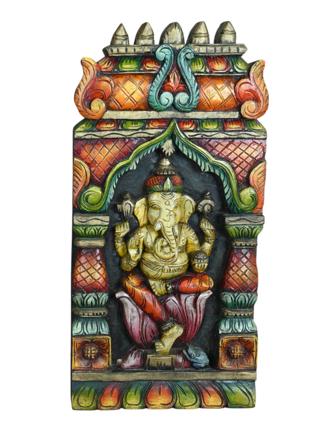 Wooden god Ganesha kavadi