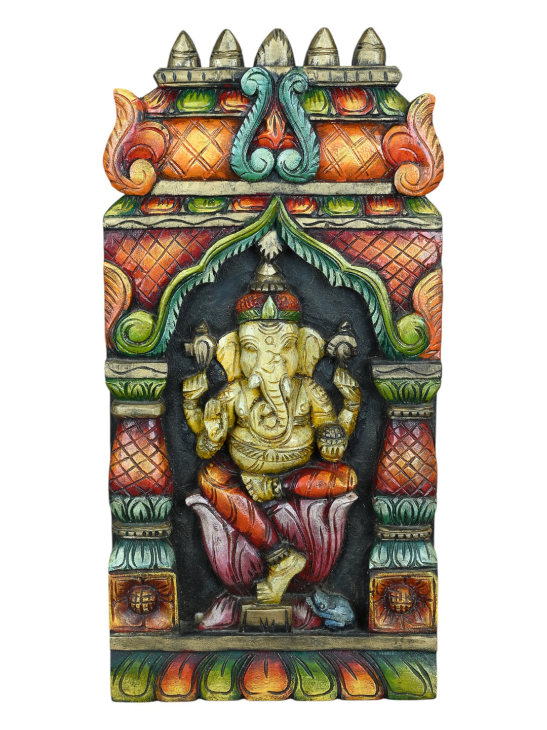 Wooden god Ganesha kavadi