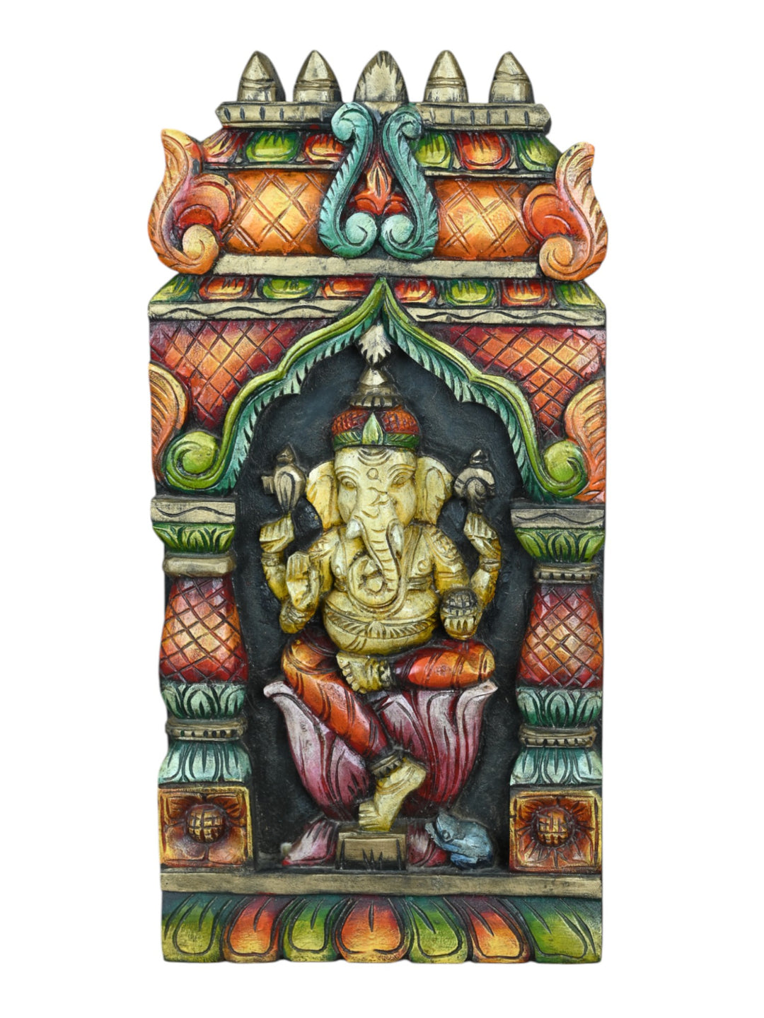 Wooden god Ganesha kavadi
