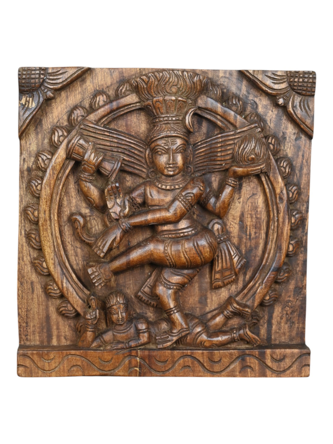 Nataraja wood wall hanging