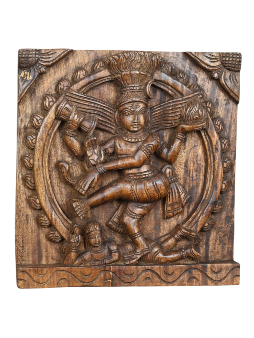 Nataraja wood wall hanging