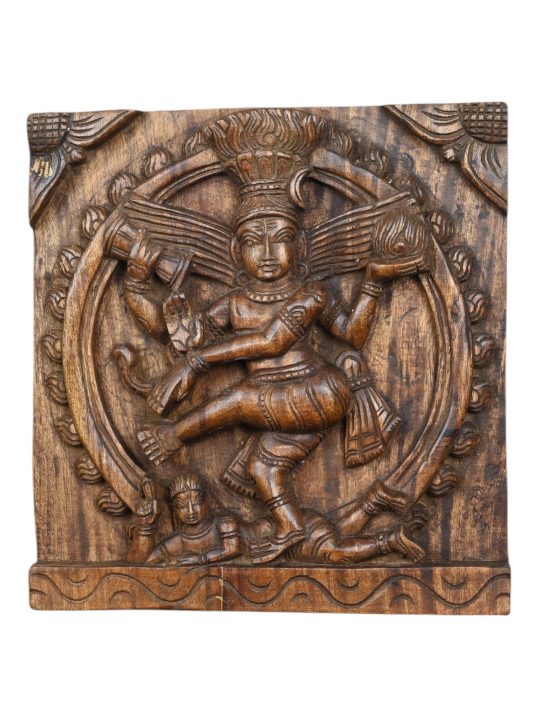 Nataraja wood wall hanging