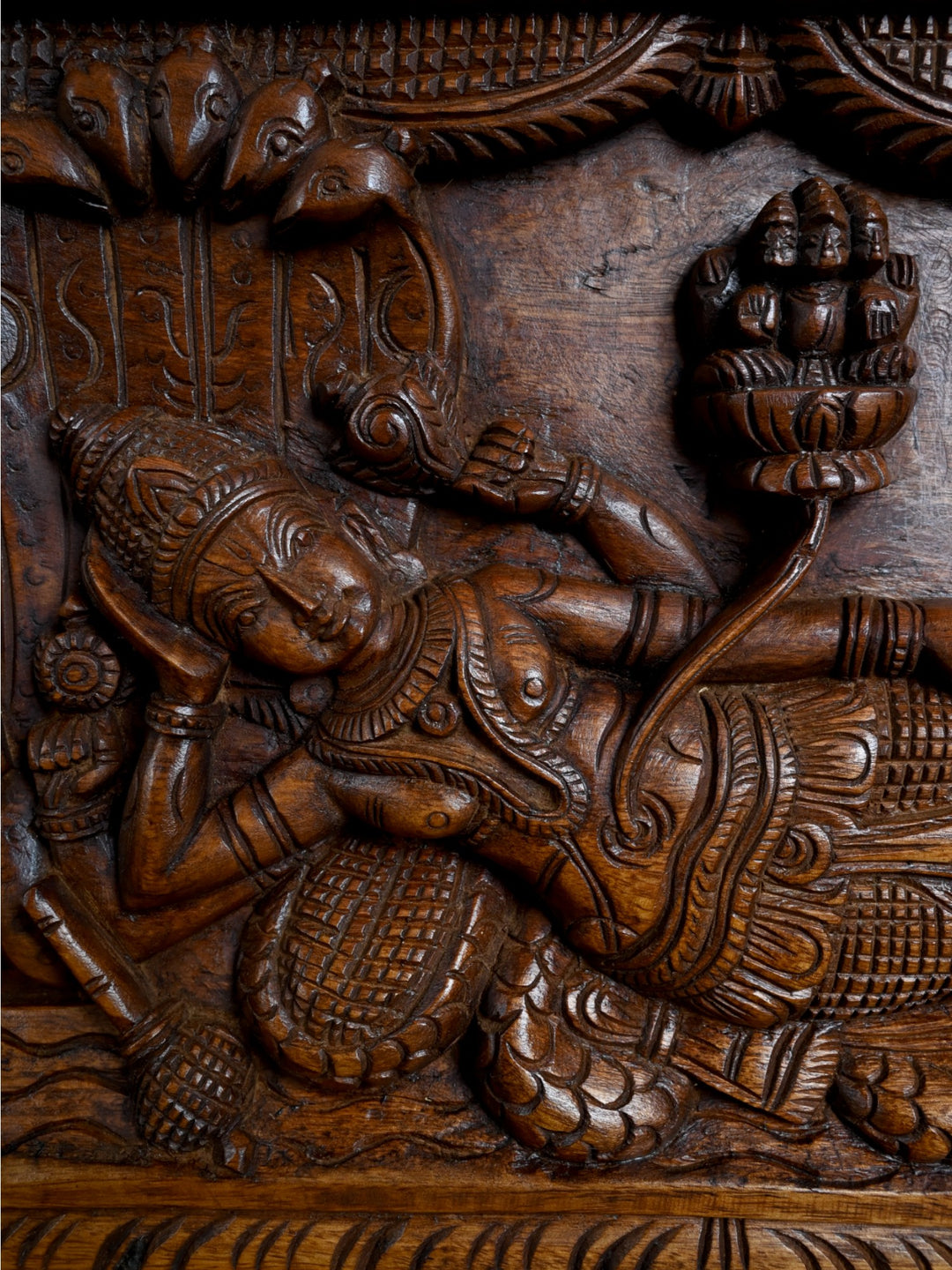 Sri Ranganathar With Lakshmi Devi Panel 36"