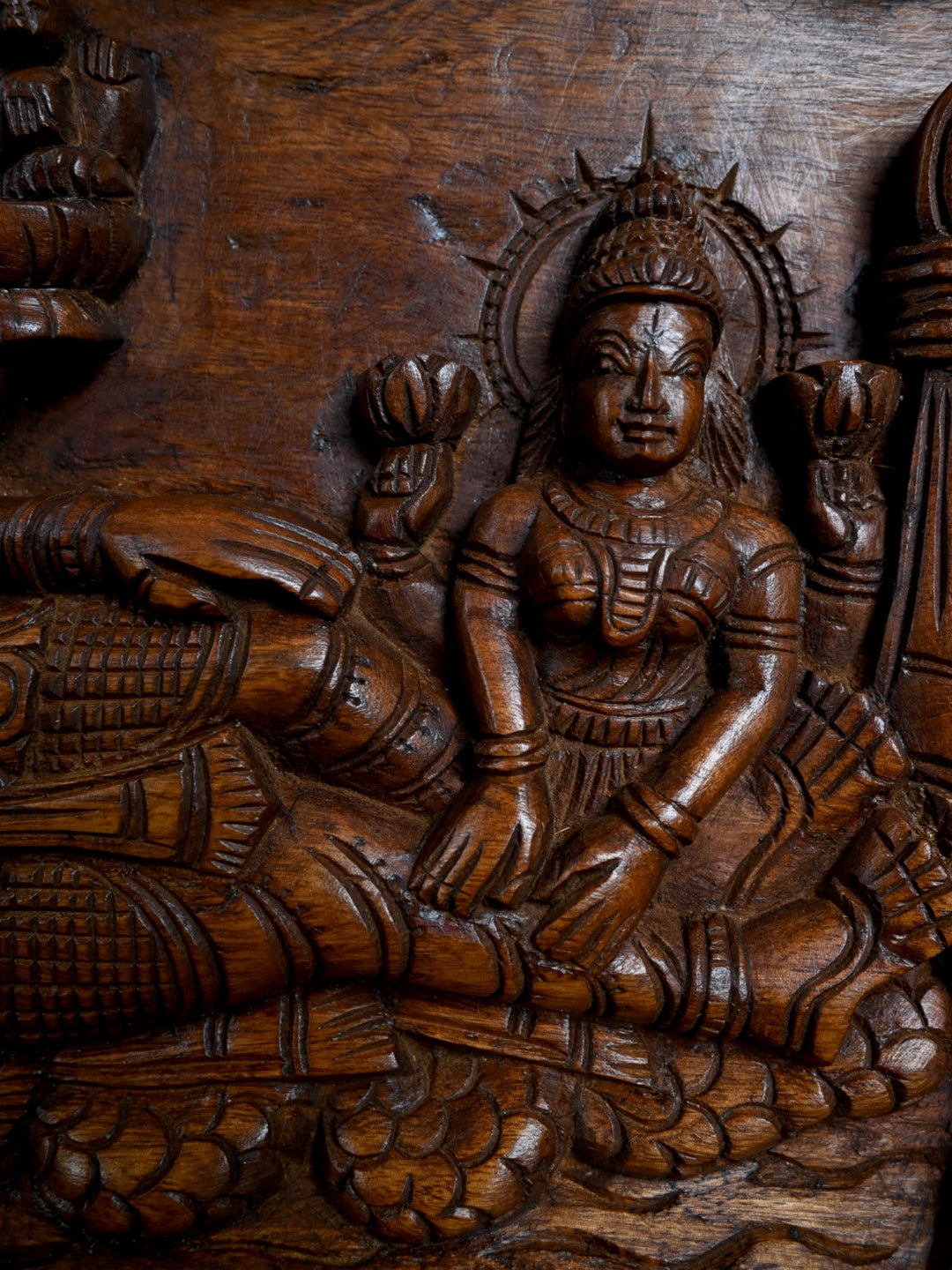 Sri Ranganathar With Lakshmi Devi Panel 36"