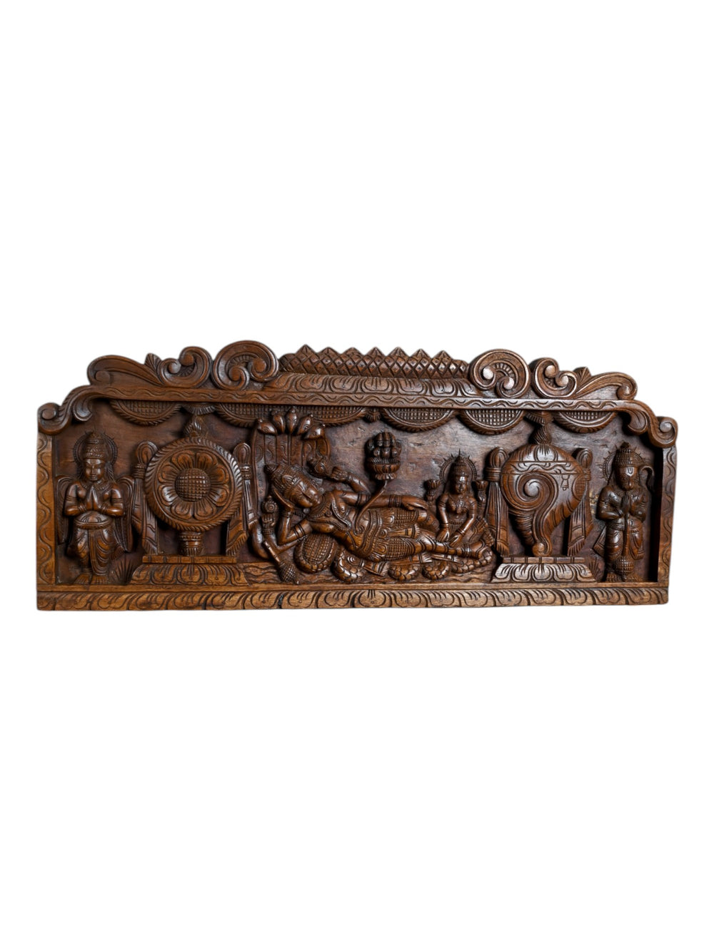 Wooden Sri Ranganathar panel