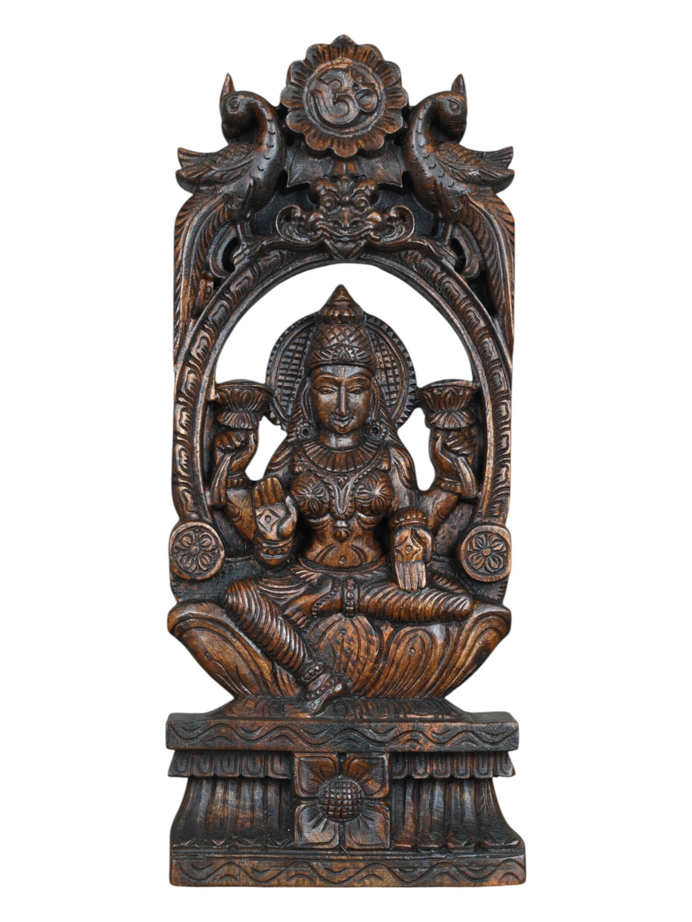 Wooden Mahalakshmi wall mount