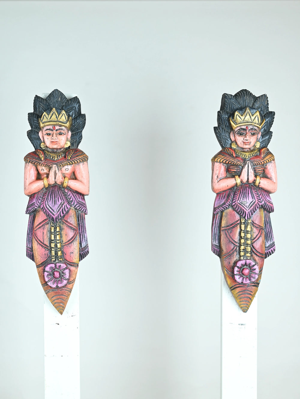 Casal Ram & Sita wooden wall mounts