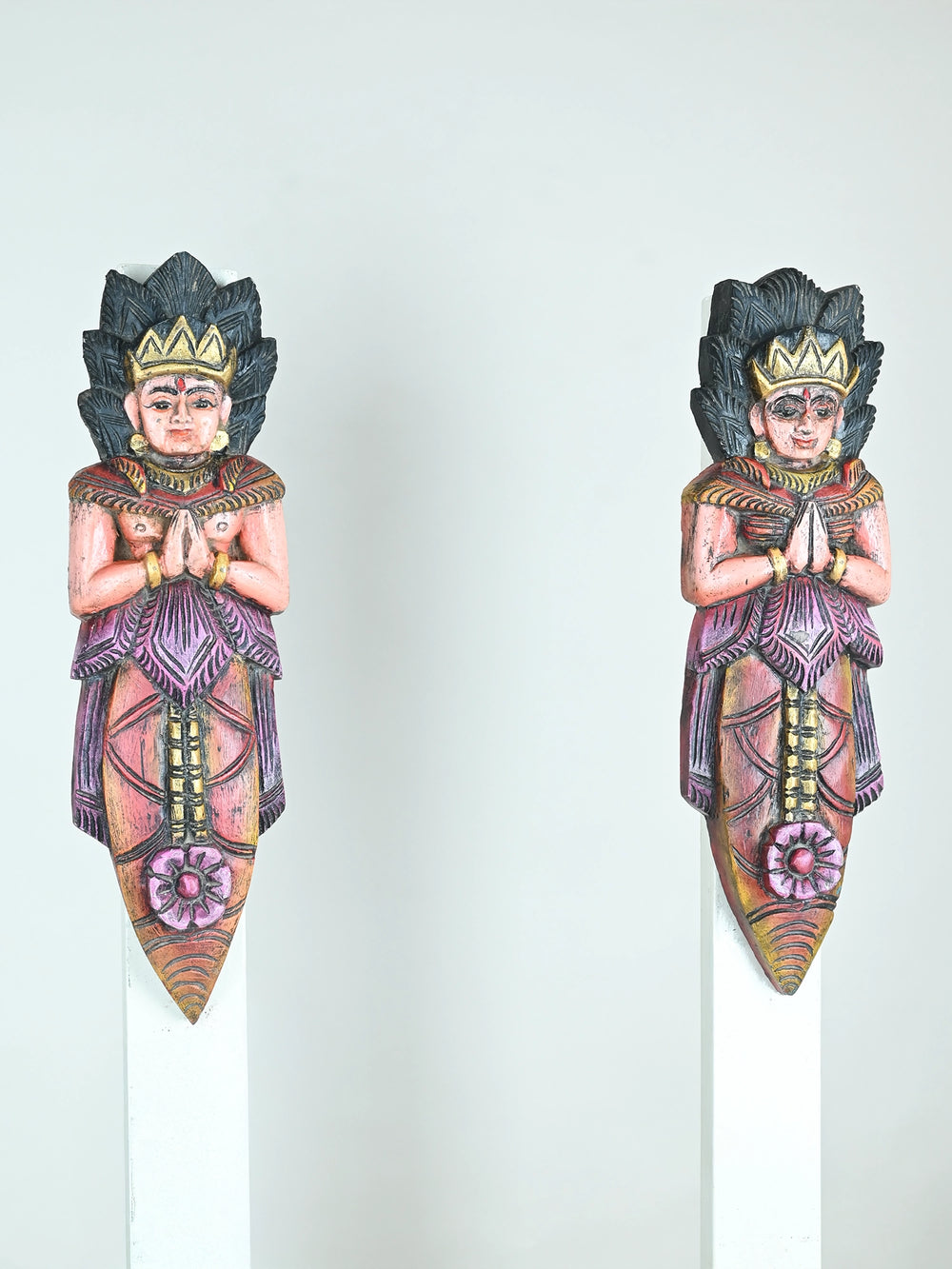 Casal Ram & Sita wooden wall mounts