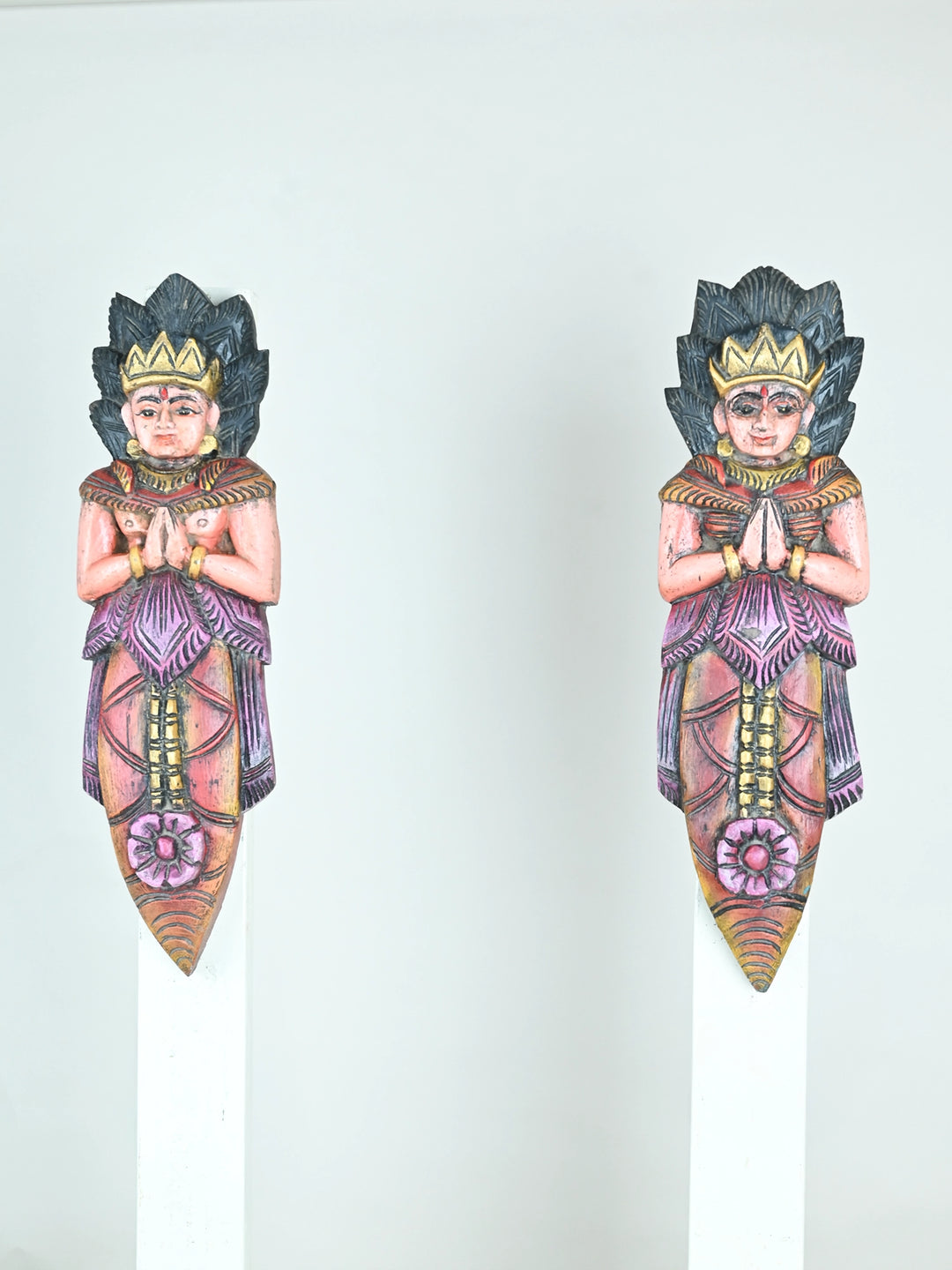 Casal Ram & Sita wooden wall mounts