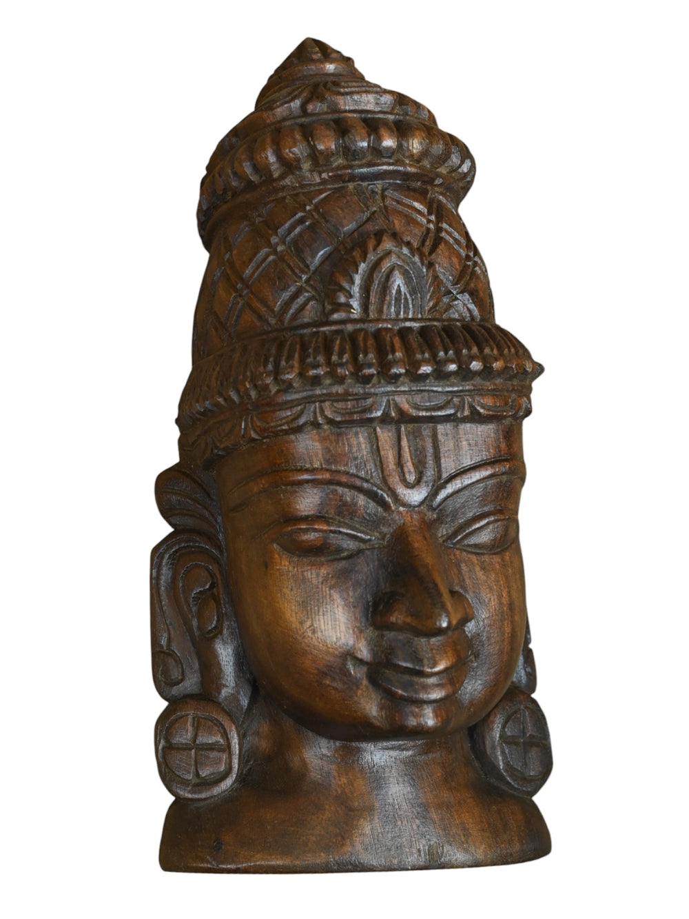 Wooden Vishnu face mask