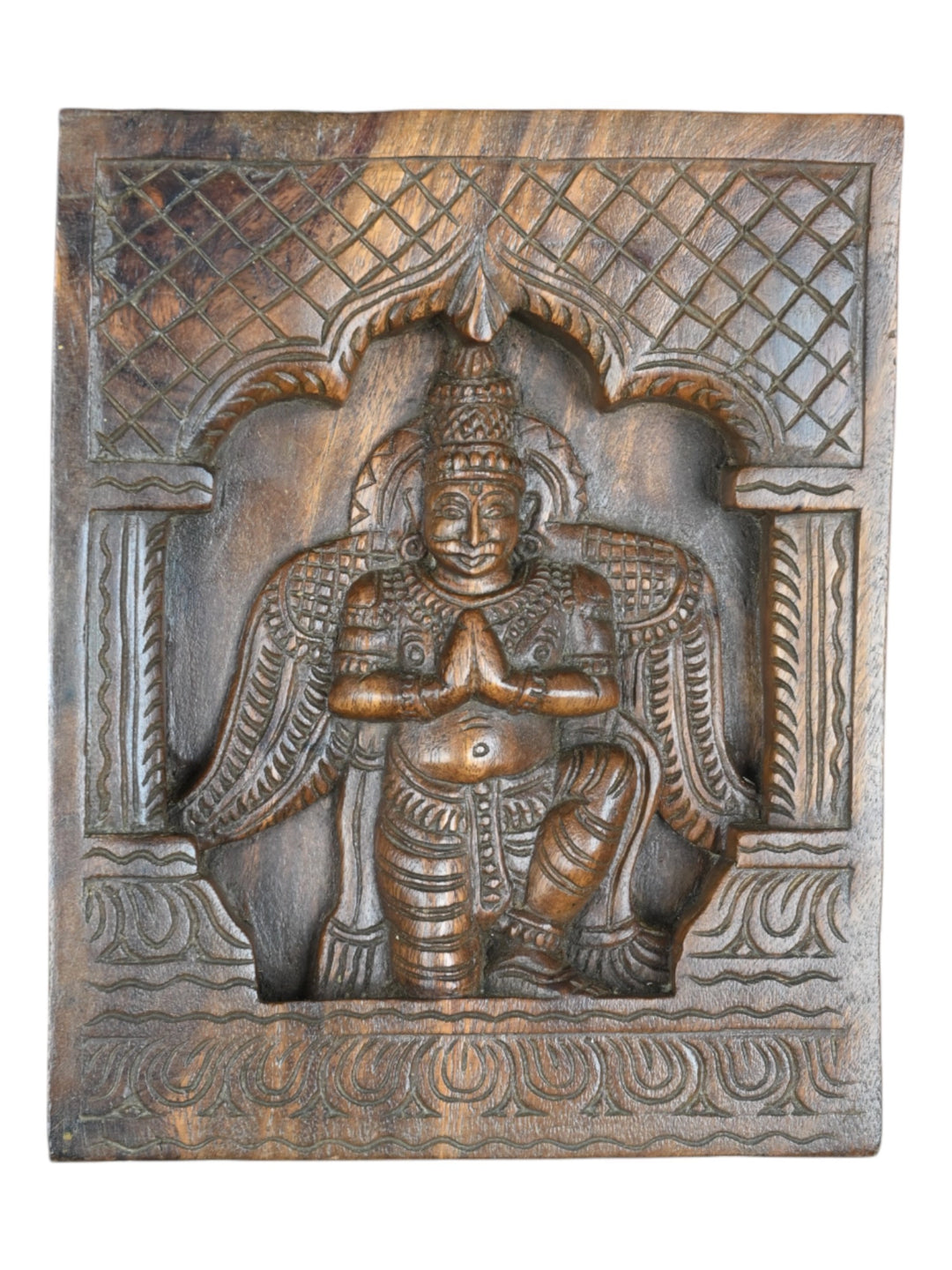 Wooden carving of Garuda