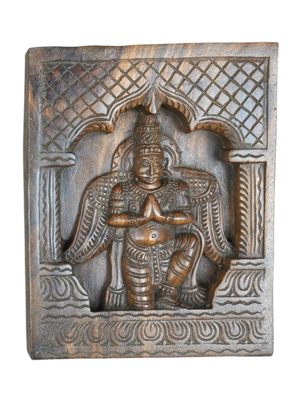 Wooden carving of Garuda