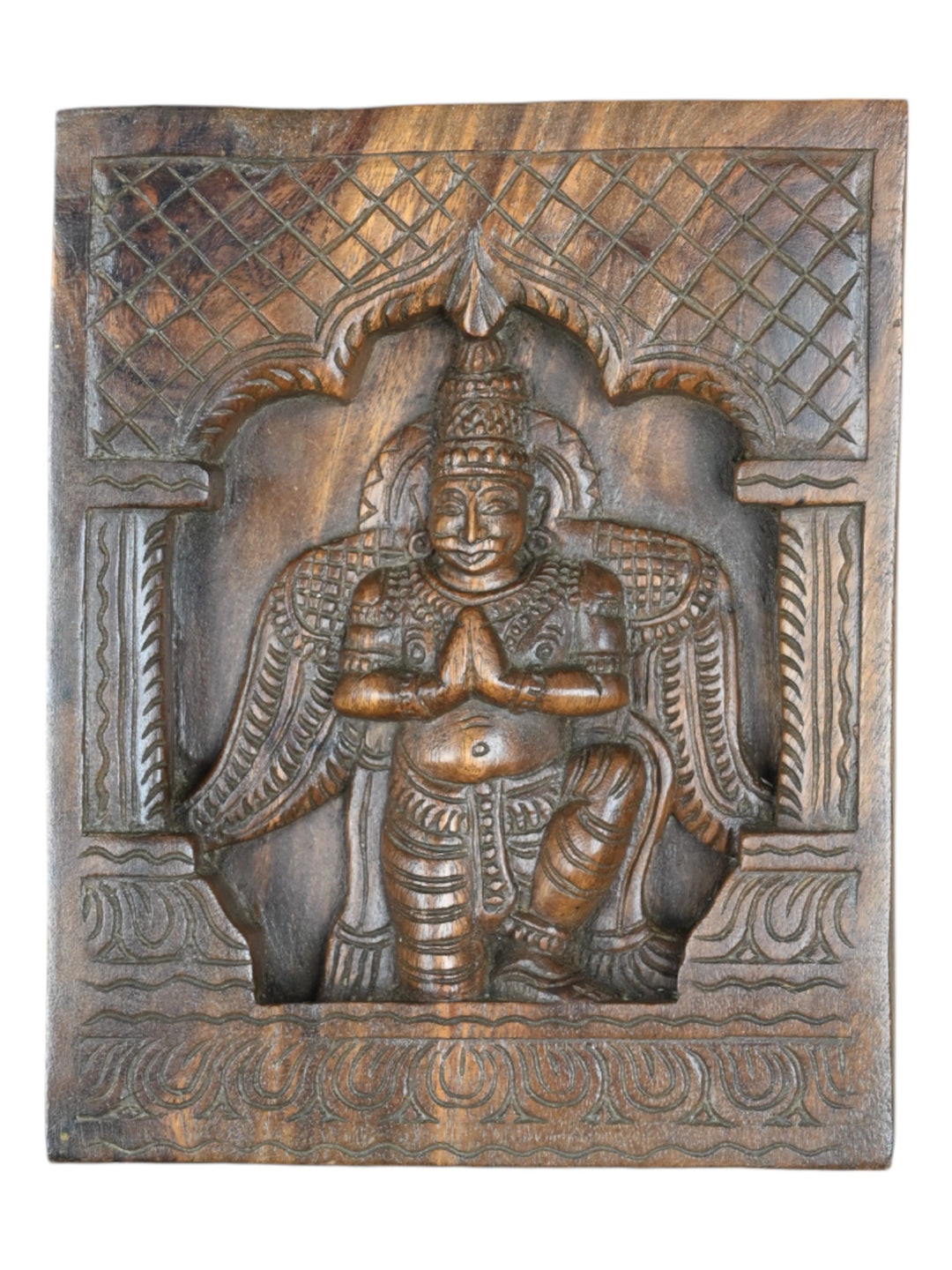 Wooden carving of Garuda